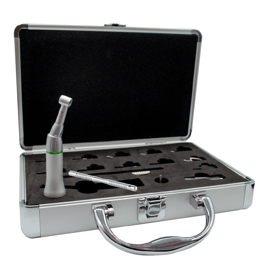 KIT Contra ángulo 4:1 para stripping (ajuste interproximal) 1021-M4 (S-11). TEALTH