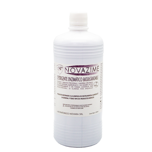 Detergente Enzimatico NOVAZIME x 1 litro, concentrado con ph neutro. NOVARA