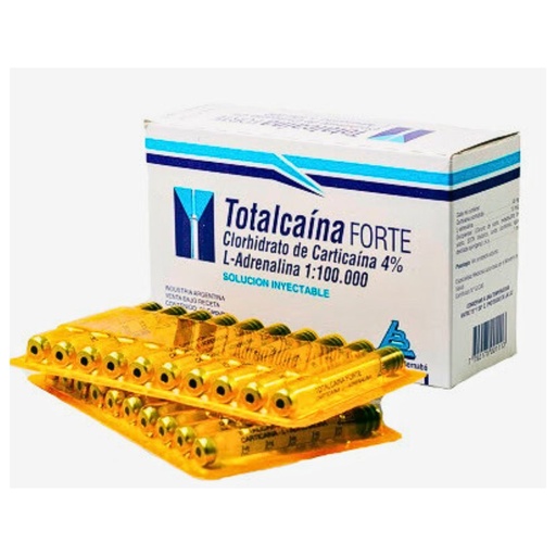 Anestesia Totalcaina Forte x 50