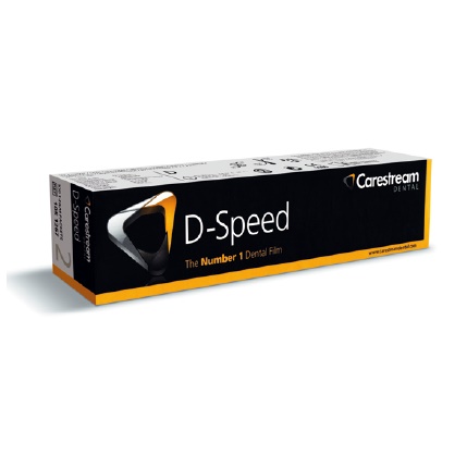 Caja de placas RX D-speed, simples, blancas, x unidad. KODAK CARESTREAM