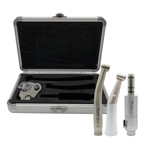 Kit Estudiantes - Turbina Push + Contra ángulo Push + Micromotor Neumático. TEALTH